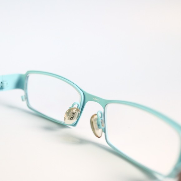 Kliik denmark K-420 247 45-17 135 teal blue eyeglasses small frame N6 - Picture 2 of 12